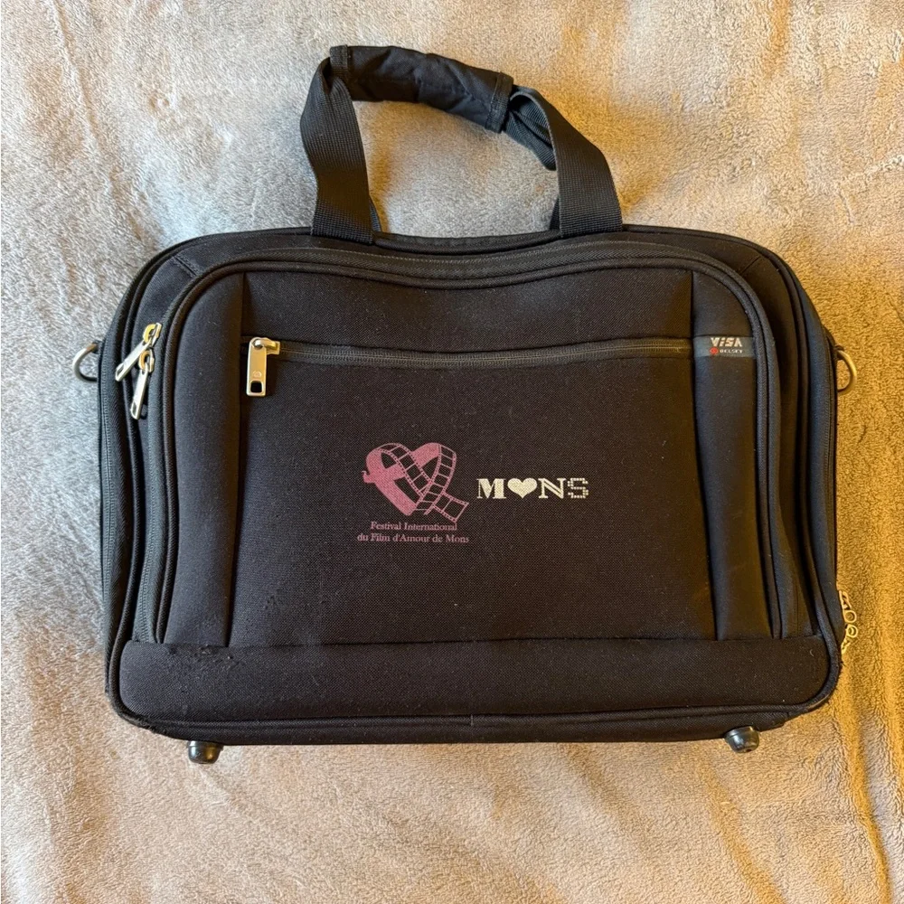 Love International Film Festival Mons Black Laptop/Document Bag